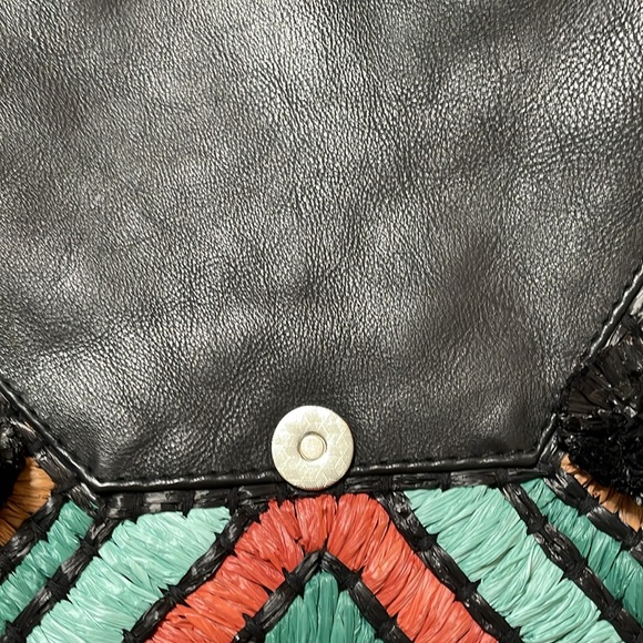 IbBan purse by Anthropologie. Leather and taffeta. Just gorgeous. - Picture 2 of 5
